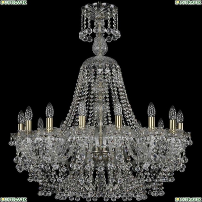Люстра 1409/16/300/XL-96/Pa ★Bohemia Ivele Crystal, Патина► — Купить▼