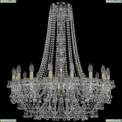 Люстра 1409/16/360/h-96/Pa ★Bohemia Ivele Crystal, Патина► — Купить▼