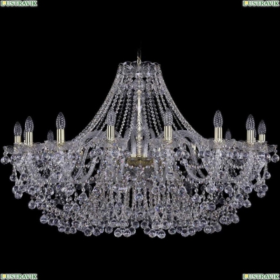 Люстра 1409/16/400/G ★Bohemia Ivele Crystal, Золото► — Купить▼