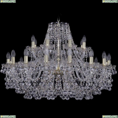 Люстра 1409/16+8/360/G ★Bohemia Ivele Crystal, Золото► — Купить▼