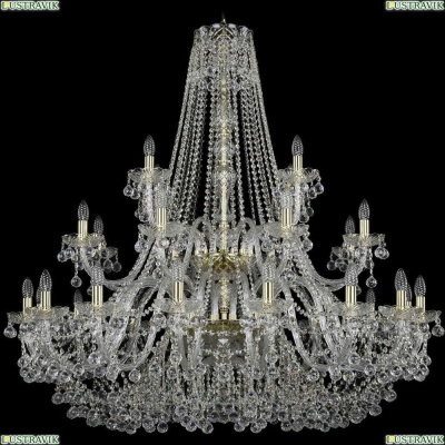 Люстра 1409/16+8+4/460/2d/G ★Bohemia Ivele Crystal, Золото► — Купить▼