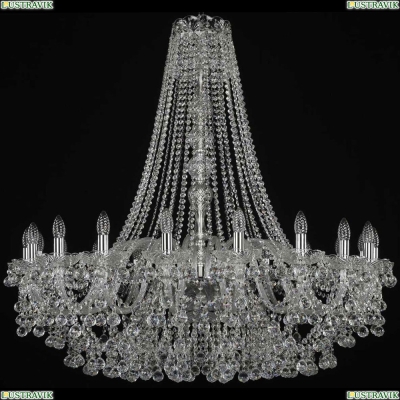 Люстра 1409/20/400/h-113/Ni ★Bohemia Ivele Crystal, Никель► — Купить▼