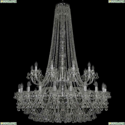 Люстра 1409/20+10/400/h-152/2d/Ni ★Bohemia Ivele Crystal, Никель► — Купить▼