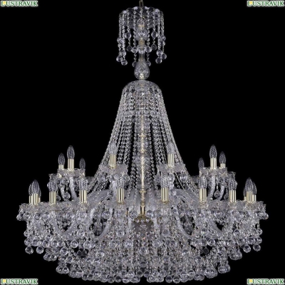 Люстра 1409/20+10/400/XL-132/G ★Bohemia Ivele Crystal, Золото► — Купить▼
