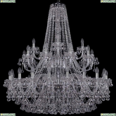 Люстра 1409/20+10+5/400/2d/Ni ★Bohemia Ivele Crystal, Никель► — Купить▼