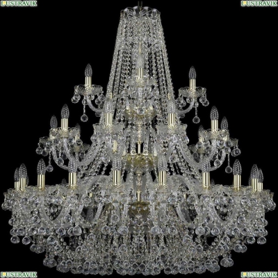 Люстра 1409/20+10+5/400/3d/G ★Bohemia Ivele Crystal, Золото► — Купить▼