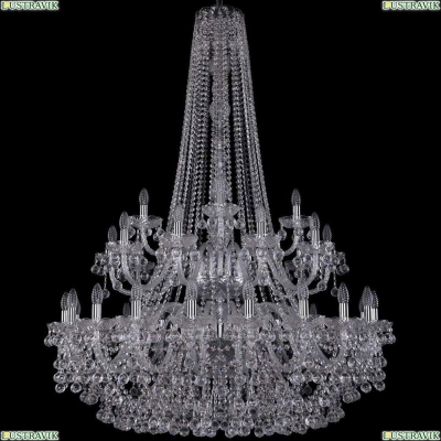 Люстра 1409/20+10+5/400/h-152/2d/Ni ★Bohemia Ivele Crystal, Никель► — Купить▼