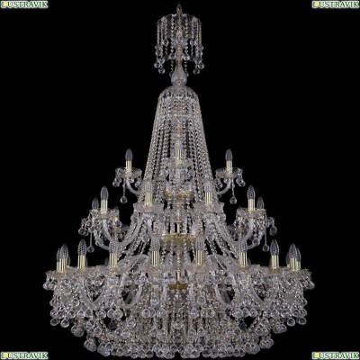 Люстра 1409/20+10+5/400/XL-159/3d/G ★Bohemia Ivele Crystal, Золото► — Купить▼