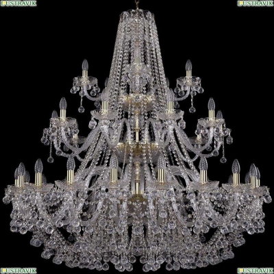 Люстра 1409/20+10+5/460/3d/G ★Bohemia Ivele Crystal, Золото► — Купить▼