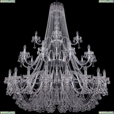 Люстра 1409/20+10+5/530/3d/Ni ★Bohemia Ivele Crystal, Никель► — Купить▼