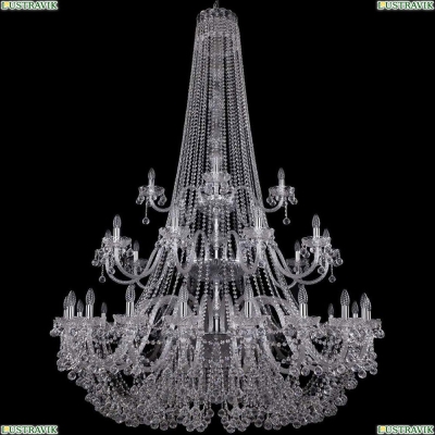 Люстра 1409/20+10+5/530/h-203/3d/Ni ★Bohemia Ivele Crystal, Никель► — Купить▼