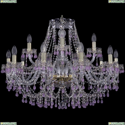 Люстра 1410/10+5/300/G/V7010 ★Bohemia Ivele Crystal, Золото► — Купить▼