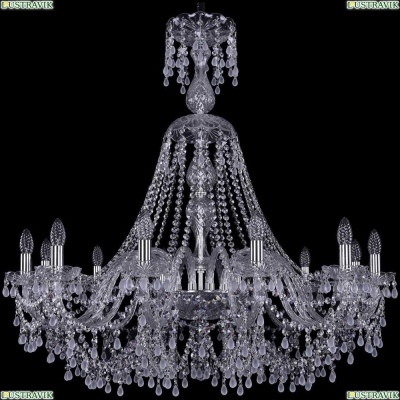 Люстра 1410/12/360/XL-97/Ni/V0300 ★Bohemia Ivele Crystal, Никель► — Купить▼