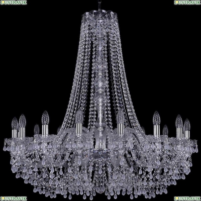 Люстра 1410/16/360/h-95/Ni/V0300 ★Bohemia Ivele Crystal, Никель► — Купить▼