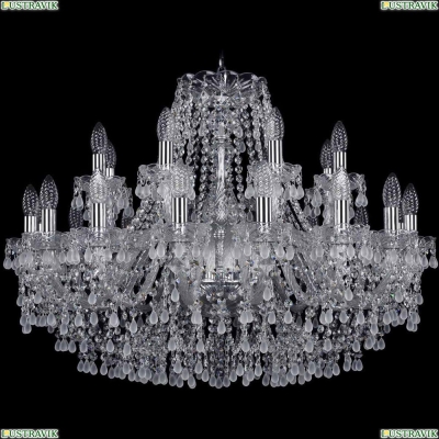 Люстра 1410/16+8/300/Ni/V0300 ★Bohemia Ivele Crystal, Никель► — Купить▼