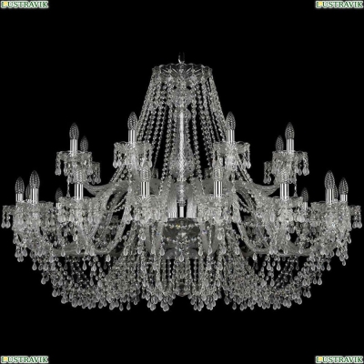Люстра 1410/16+8/460/Ni/V0300 ★Bohemia Ivele Crystal, Никель► — Купить▼