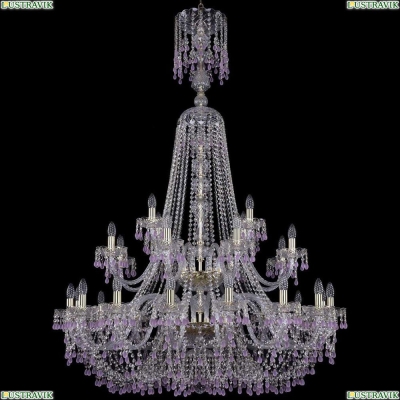 Люстра 1410/16+8+4/400/XL-162/2d/G/V7010 ★Bohemia Ivele Crystal, Золото► — Купить▼