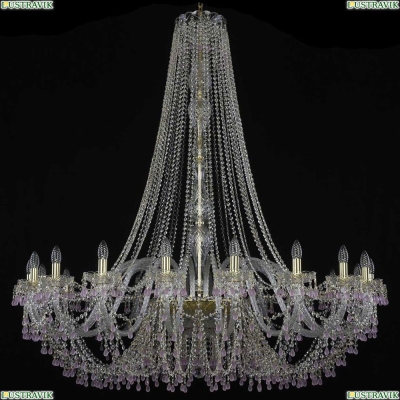 Люстра 1410/20/530/h-157/G/V7010 ★Bohemia Ivele Crystal, Золото► — Купить▼