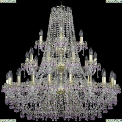 Люстра 1410/20+10+5/360/3d/G/V7010 ★Bohemia Ivele Crystal, Золото► — Купить▼