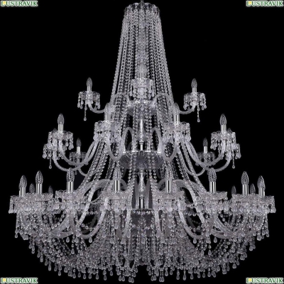 Люстра 1410/20+10+5/530/3d/Ni/V0300 ★Bohemia Ivele Crystal, Никель► — Купить▼