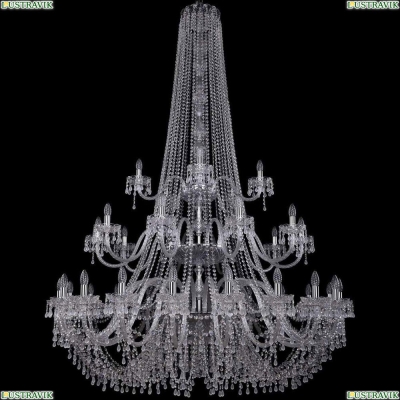 Люстра 1410/20+10+5/530/h-200/3d/Ni/V0300 ★Bohemia Ivele Crystal, Никель► — Купить▼