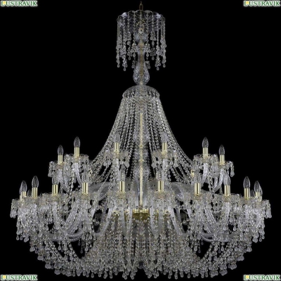 Люстра 1410/24+12/530/XL-156/G/V0300 ★Bohemia Ivele Crystal, Золото► — Купить▼