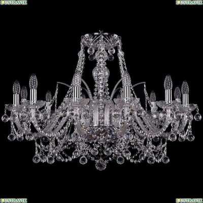 Люстра 1411/12/300/Ni/Balls ★Bohemia Ivele Crystal, Никель► — Купить▼