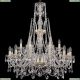 Люстра 1411/12+6/300/XL-96/G ★Bohemia Ivele Crystal, Золото► — Купить▼