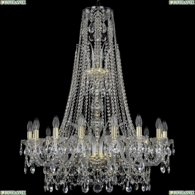 Люстра 1411/16/300/XL-108/G ★Bohemia Ivele Crystal, Золото► — Купить▼