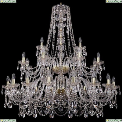 Люстра 1411/16+8+4/460/2d/G ★Bohemia Ivele Crystal, Золото► — Купить▼