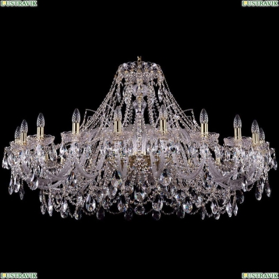 Люстра 1411/20/460/G ★Bohemia Ivele Crystal, Золото► — Купить▼
