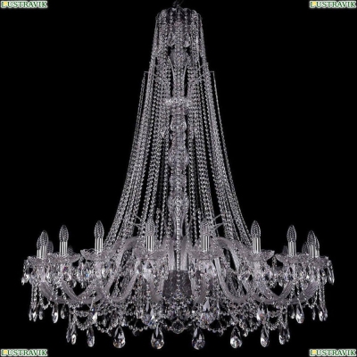 Люстра 1411/20/460/XL-154/Ni ★Bohemia Ivele Crystal, Никель► — Купить▼