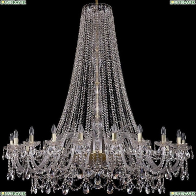 Люстра 1411/20/530/h-157/G ★Bohemia Ivele Crystal, Золото► — Купить▼