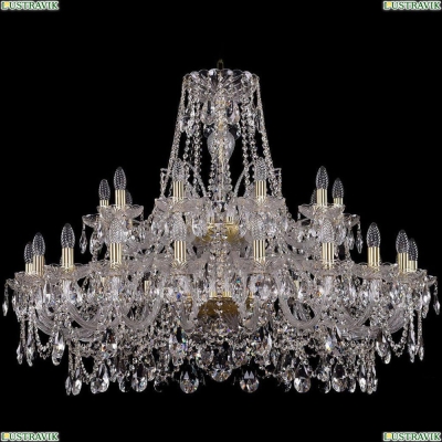 Люстра 1411/20+10/400/2d/G ★Bohemia Ivele Crystal, Золото► — Купить▼