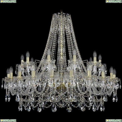Люстра 1411/20+10/400/G ★Bohemia Ivele Crystal, Золото► — Купить▼