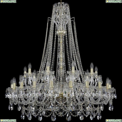 Люстра 1411/20+10/400/XL-130/G ★Bohemia Ivele Crystal, Золото► — Купить▼