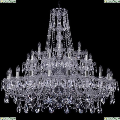 Люстра 1411/20+10+5/400/2d/Ni ★Bohemia Ivele Crystal, Никель► — Купить▼