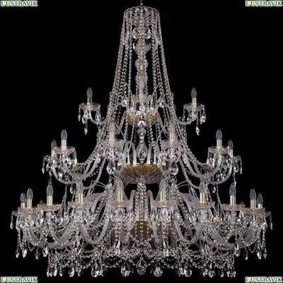 Люстра 1411/20+10+5/530/3d/G ★Bohemia Ivele Crystal, Золото► — Купить▼