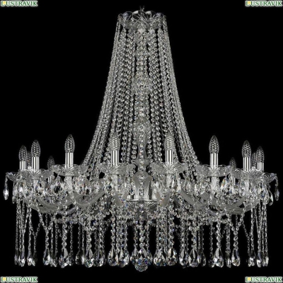 Люстра 1413/16/360/h-100/Ni ★Bohemia Ivele Crystal, Никель► — Купить▼