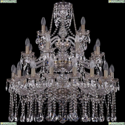 Люстра 1413/16+8+4/300/3d/Pa ★Bohemia Ivele Crystal, Патина► — Купить▼