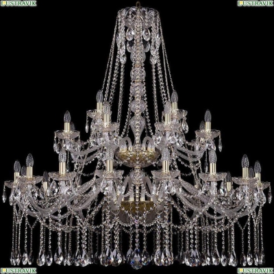 Люстра 1413/16+8+4/460/2d/G ★Bohemia Ivele Crystal, Золото► — Купить▼