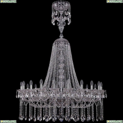 Люстра 1413/20/400/XL-160/Ni ★Bohemia Ivele Crystal, Никель► — Купить▼