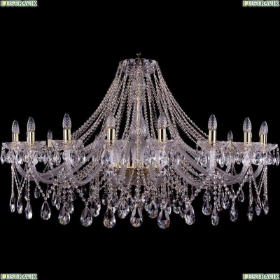 Люстра 1413/20/530/G ★Bohemia Ivele Crystal, Золото► — Купить▼