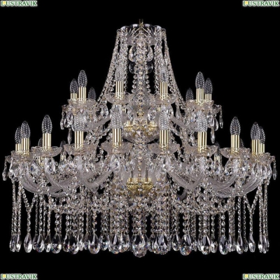 Люстра 1413/20+10/360/2d/G ★Bohemia Ivele Crystal, Золото► — Купить▼