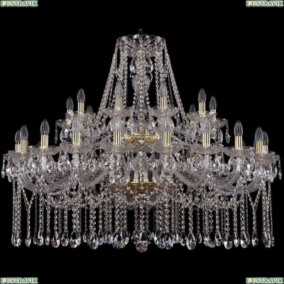 Люстра 1413/20+10/400/2d/G ★Bohemia Ivele Crystal, Золото► — Купить▼