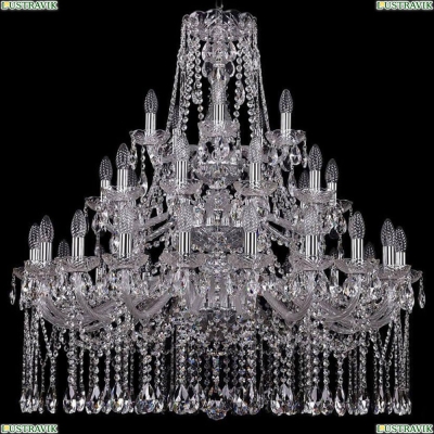 Люстра 1413/20+10+5/360/3d/Ni ★Bohemia Ivele Crystal, Никель► — Купить▼