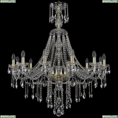 Люстра 1415/12/360/XL-113/G ★Bohemia Ivele Crystal, Золото► — Купить▼