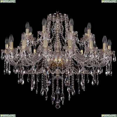 Люстра 1415/16+8/360/G ★Bohemia Ivele Crystal, Золото► — Купить▼