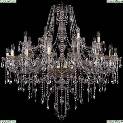 Люстра 1415/16+8/400/G ★Bohemia Ivele Crystal, Золото► — Купить▼