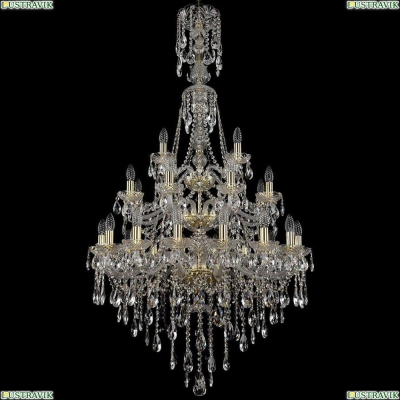 Люстра 1415/16+8+4/300/XL-155/3d/G ★Bohemia Ivele Crystal, Золото► — Купить▼